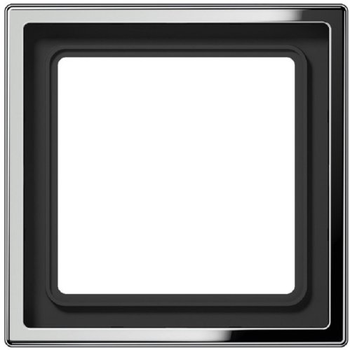 Рамка универсальная Jung LS990 metal 1-м. хром картинка